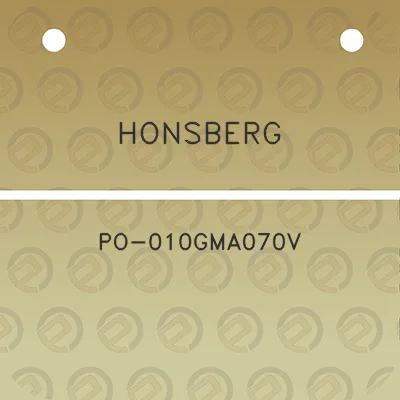 honsberg-po-010gma070v