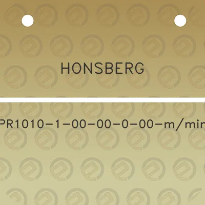 honsberg-pr1010-1-00-00-0-00-mmin