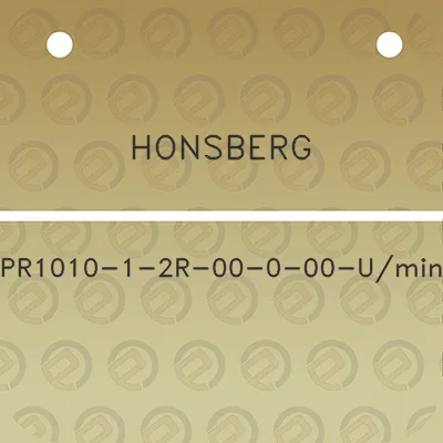 honsberg-pr1010-1-2r-00-0-00-umin