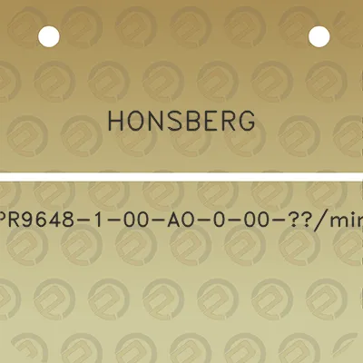 honsberg-pr9648-1-00-ao-0-00-1min