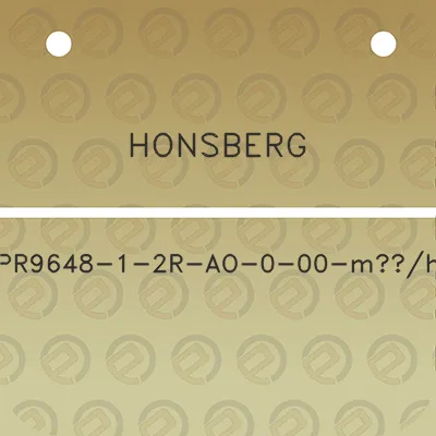 honsberg-pr9648-1-2r-ao-0-00-m3h