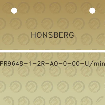 honsberg-pr9648-1-2r-ao-0-00-umin