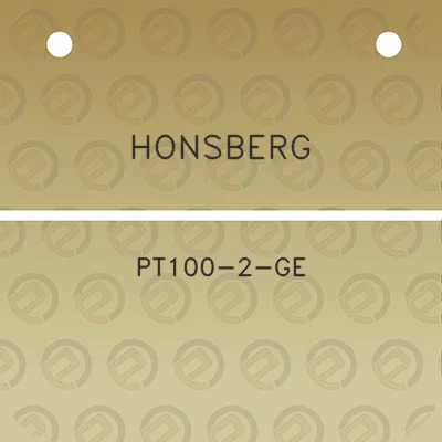 honsberg-pt100-2-ge