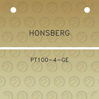 honsberg-pt100-4-ge