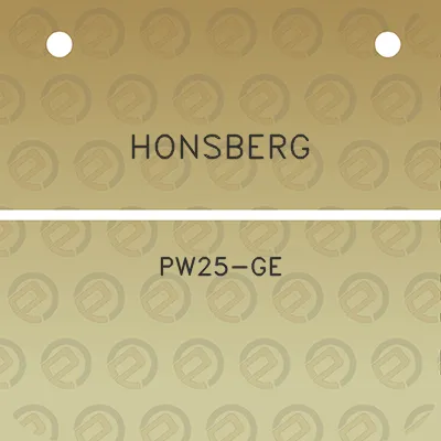 honsberg-pw25-ge