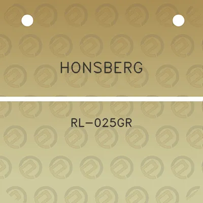 honsberg-rl-025gr