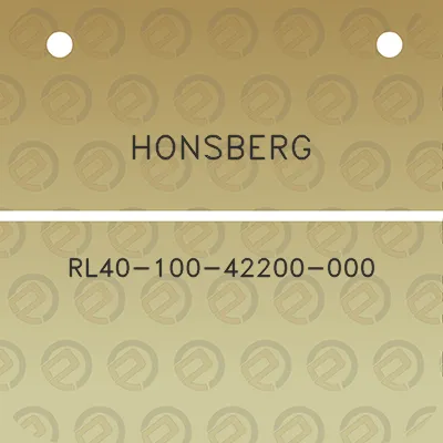 honsberg-rl40-100-42200-000