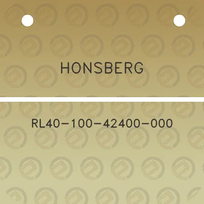 honsberg-rl40-100-42400-000