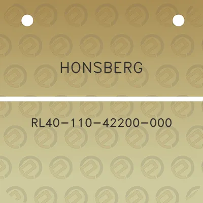 honsberg-rl40-110-42200-000