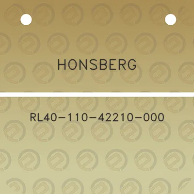 honsberg-rl40-110-42210-000