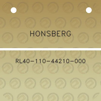 honsberg-rl40-110-44210-000