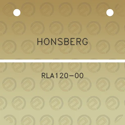 honsberg-rla120-00