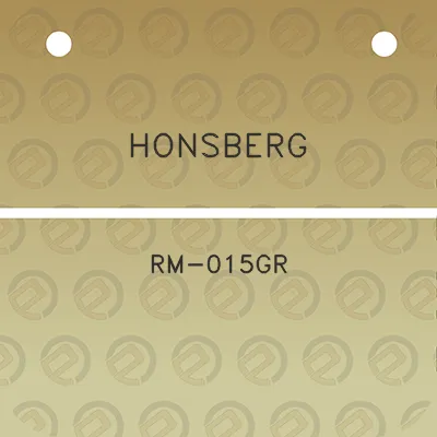 honsberg-rm-015gr