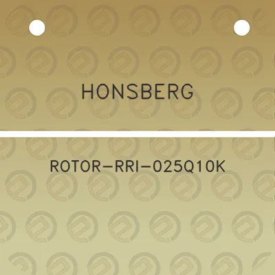 honsberg-rotor-rri-025q10k