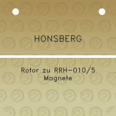 honsberg-rotor-zu-rrh-0105-magnete