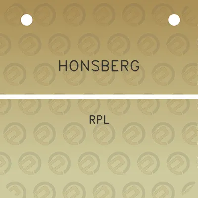 honsberg-rpl