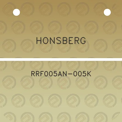 honsberg-rrf005an-005k