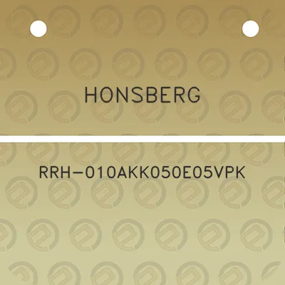 honsberg-rrh-010akk050e05vpk