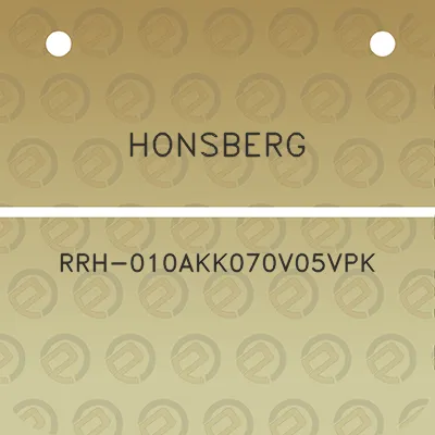 honsberg-rrh-010akk070v05vpk