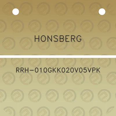 honsberg-rrh-010gkk020v05vpk