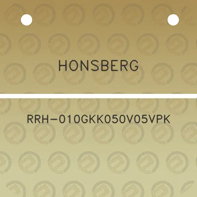 honsberg-rrh-010gkk050v05vpk