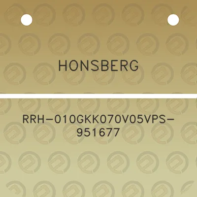 honsberg-rrh-010gkk070v05vps-951677