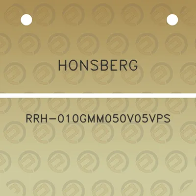 honsberg-rrh-010gmm050v05vps