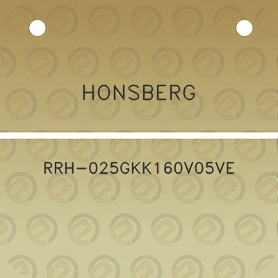 honsberg-rrh-025gkk160v05ve