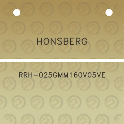 honsberg-rrh-025gmm160v05ve