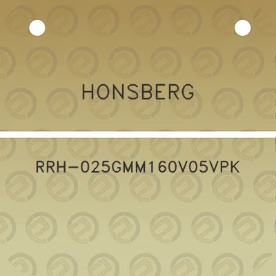 honsberg-rrh-025gmm160v05vpk