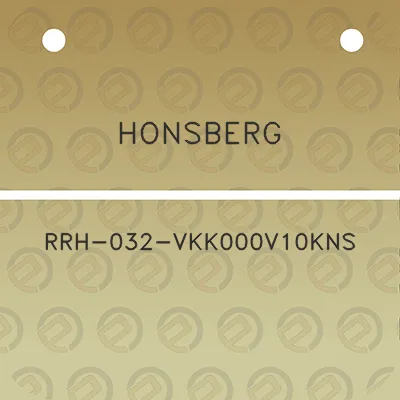 honsberg-rrh-032-vkk000v10kns