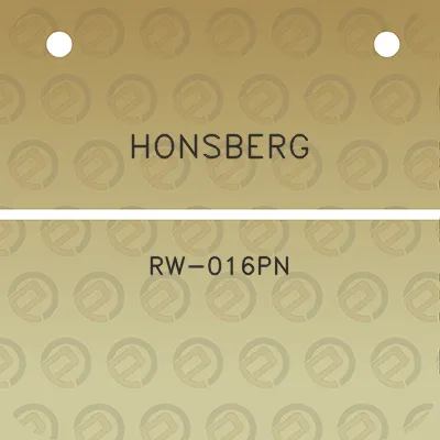 honsberg-rw-016pn