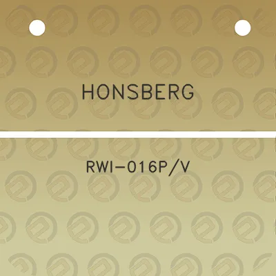 honsberg-rwi-016pv