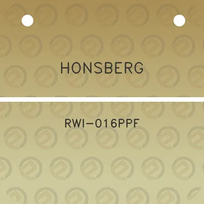 honsberg-rwi-016ppf