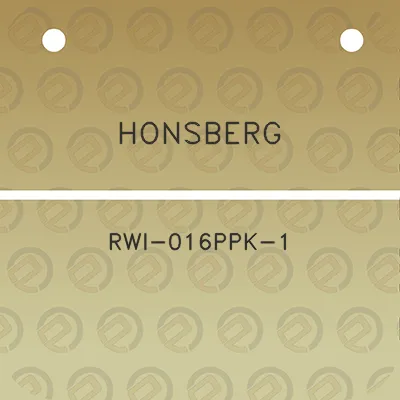 honsberg-rwi-016ppk-1