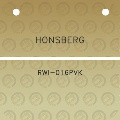 honsberg-rwi-016pvk