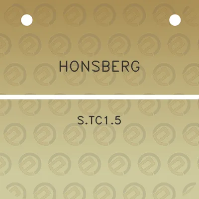 honsberg-stc15