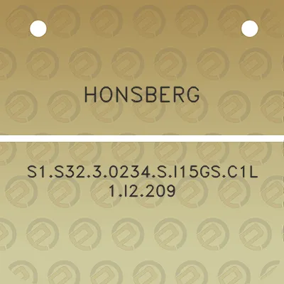 honsberg-s1s3230234si15gsc1l1i2209