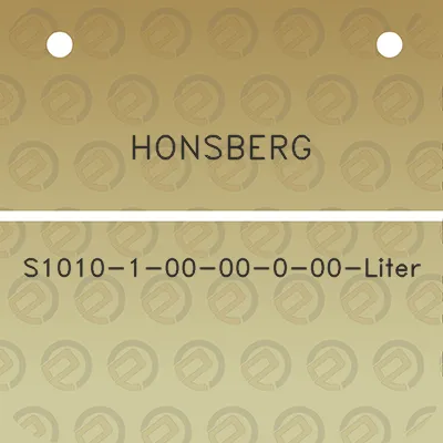 honsberg-s1010-1-00-00-0-00-liter