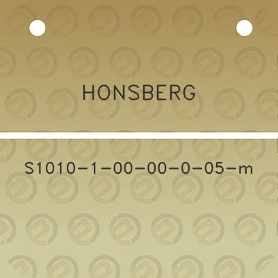 honsberg-s1010-1-00-00-0-05-m