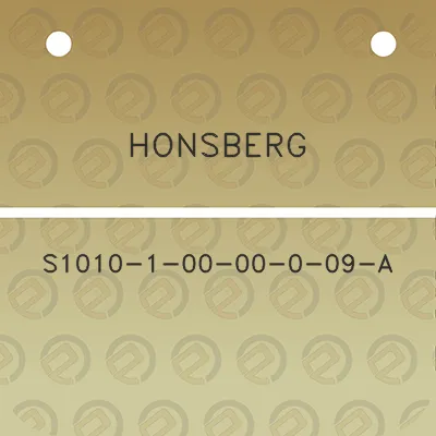 honsberg-s1010-1-00-00-0-09-a