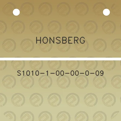 honsberg-s1010-1-00-00-0-09