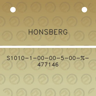 honsberg-s1010-1-00-00-5-00-477146