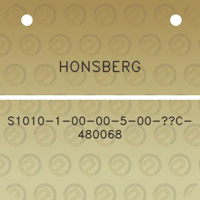 honsberg-s1010-1-00-00-5-00-c-480068