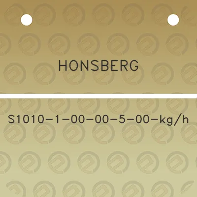 honsberg-s1010-1-00-00-5-00-kgh