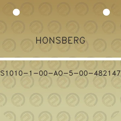 honsberg-s1010-1-00-ao-5-00-482147