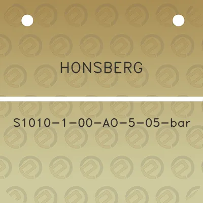 honsberg-s1010-1-00-ao-5-05-bar