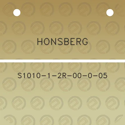 honsberg-s1010-1-2r-00-0-05