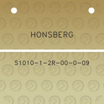 honsberg-s1010-1-2r-00-0-09