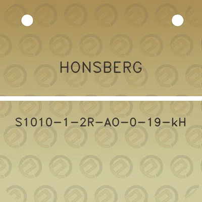 honsberg-s1010-1-2r-ao-0-19-kh